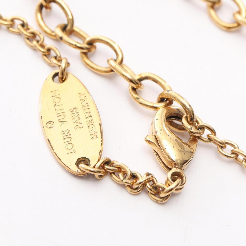 LOUIS VUITTON Gold Necklace - Picture 10 of 10